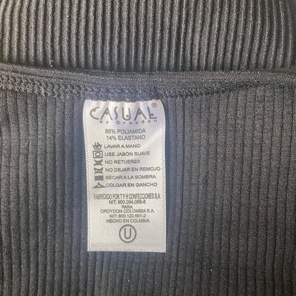 Black Strappy Tank Top - Picture 4 of 4